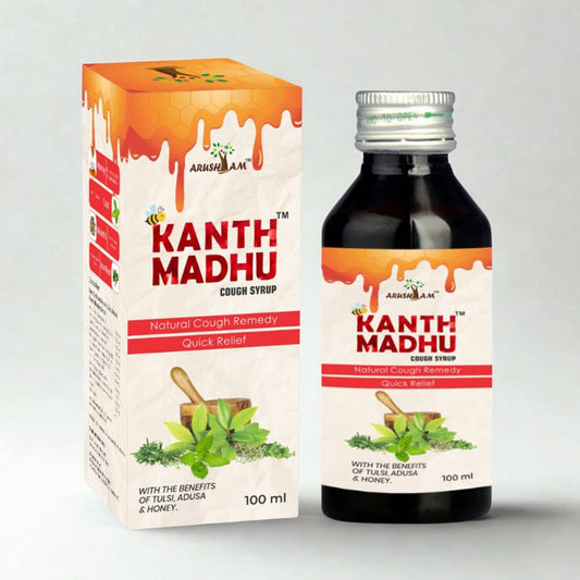 Kanth Madhu – Cough Syrup with Tulsi, Adusa & Honey