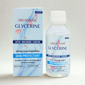 Arushyam Glycerine bottle and packaging on a light gray background