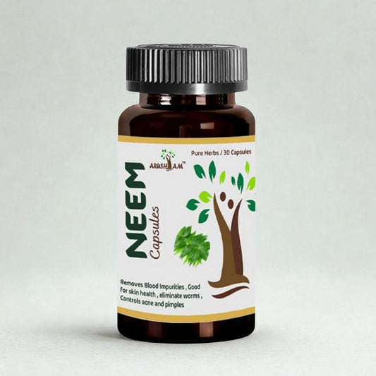 Neem Capsules – Removes Blood Impurities, Controls Acne & Pimples