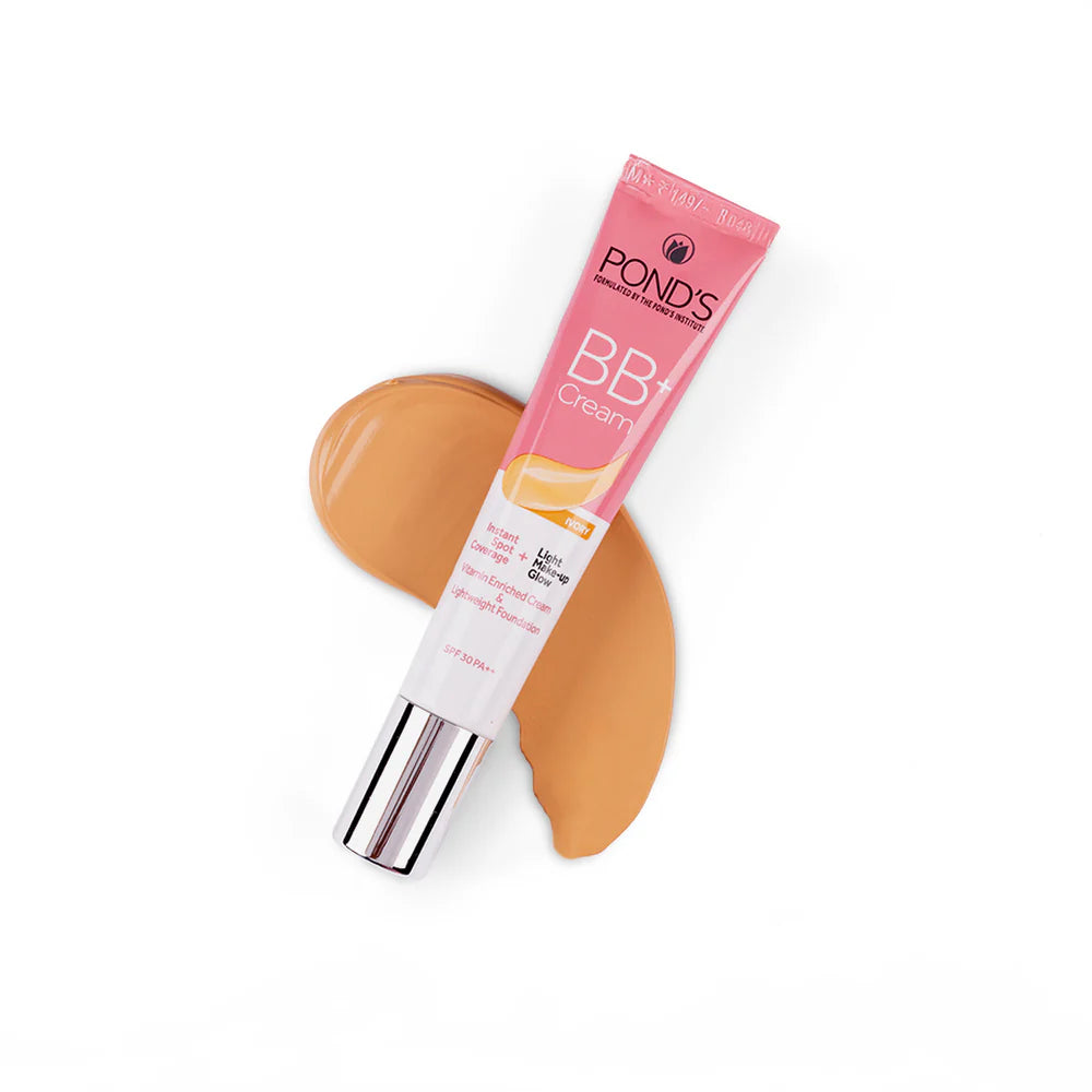 Pond's BB cream tube with a swatch 