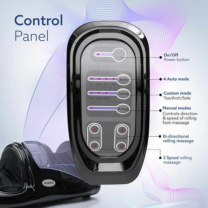 AGARO Foot Massager | Kneading & Rolling Foot Massage Machine