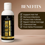 Hair Fall Control Hair Oil with Argan Oil & Hibiscus – Herbal Hair Nourishment & Root Strengthening Oil