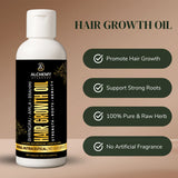 Hair Growth Oil with Bhringraj, Amla & Brahmi – Ayurvedic Herbal Hair Oil for Strong & Healthy Hair