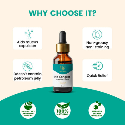 No Congest Steam Inhalation Oil