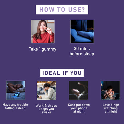 Sleep Gummies – Melatonin & Herbal Blend