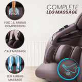 Massage chair with features highlighted