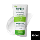 Simple moisturising facial wash