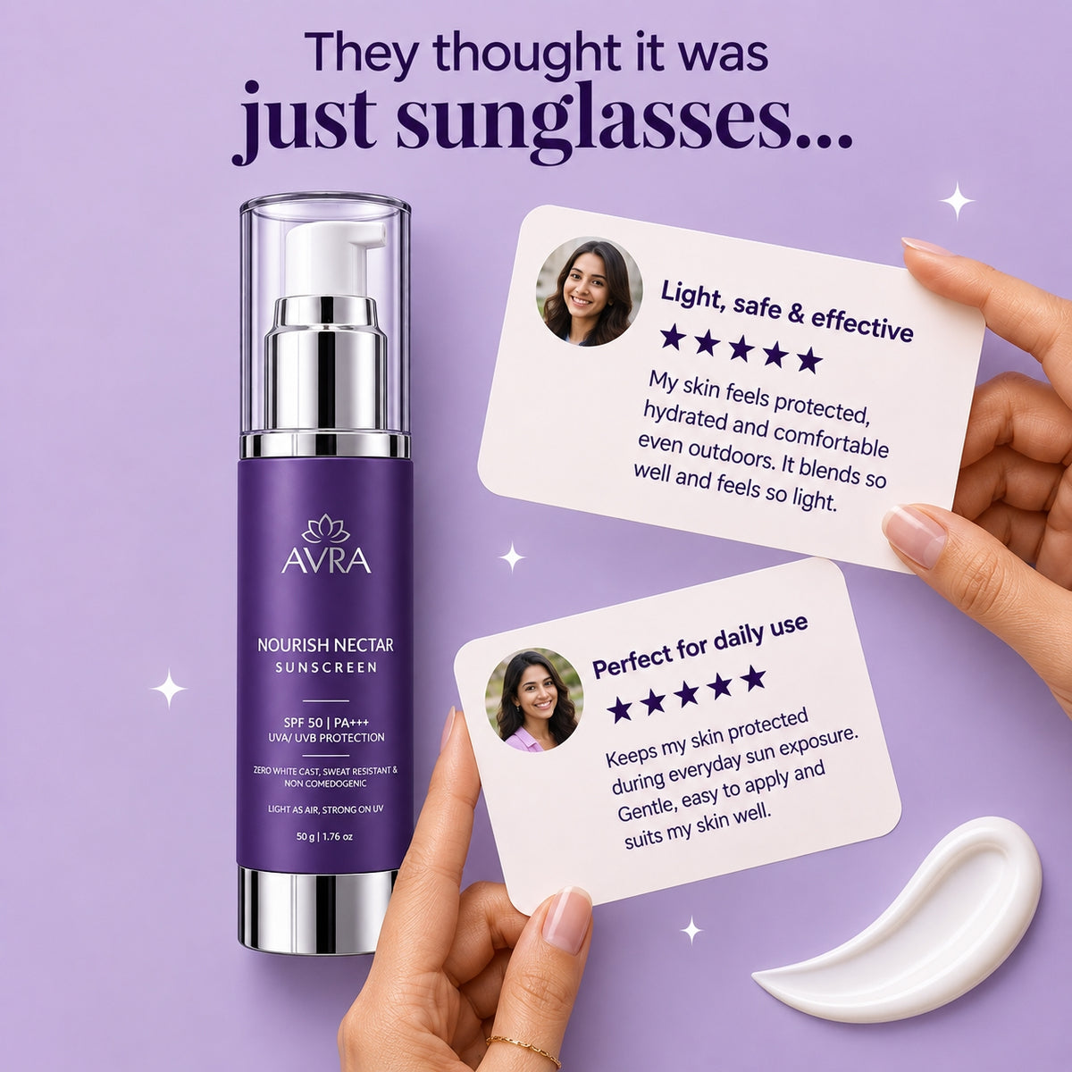 AVRA Nourish Nectar Sunscreen reviews