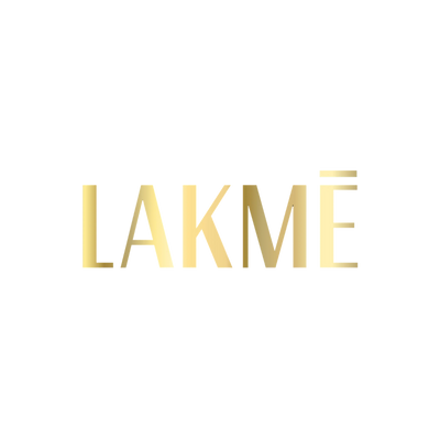 Gold 'Lakme' logo