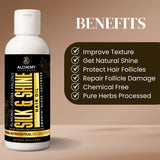 Silk & Shine Hair Oil | Almond, Jojoba & Kalonji Smooth Hair Care