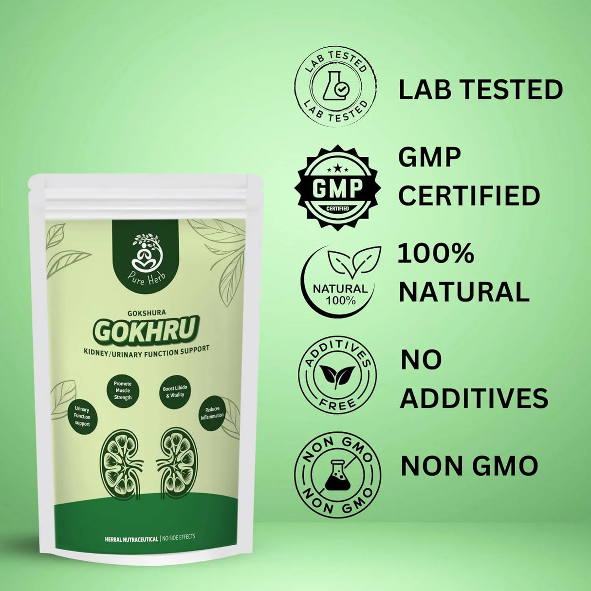 Gokharu Powder | Tribulus Terrestris Strength, Stamina & Vitality Support – 100g