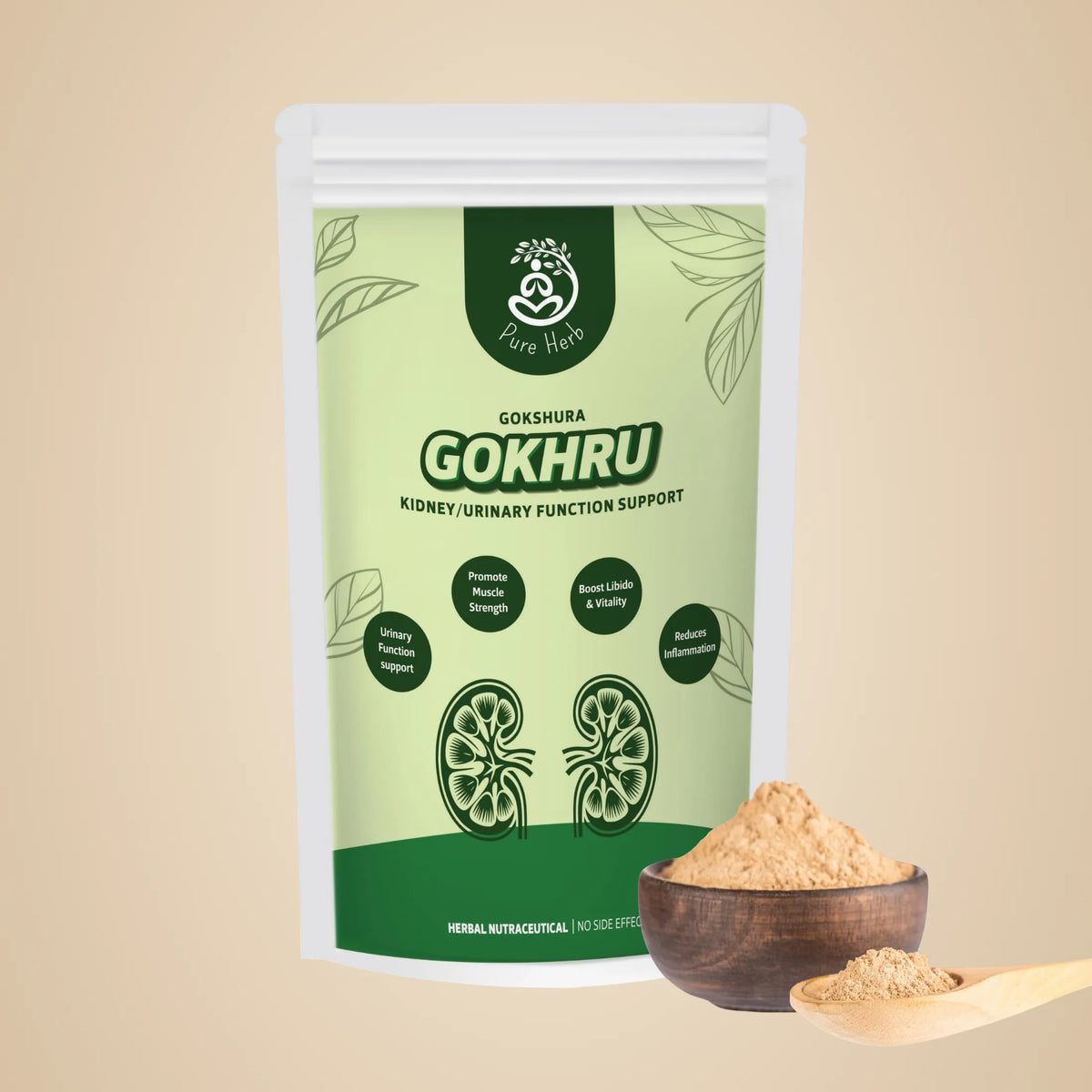 Gokharu Powder | Tribulus Terrestris Strength, Stamina & Vitality Support – 100g