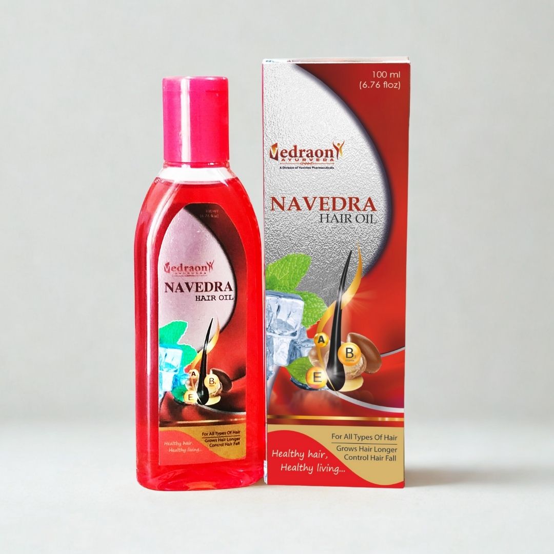 NAVEDRA Hair Oil – Herbal Oil for Healthy & Strong Hair