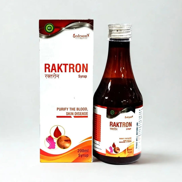 Raktron syrup bottle