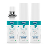 Three bottles of Vitonix Vitamin B12 supplement