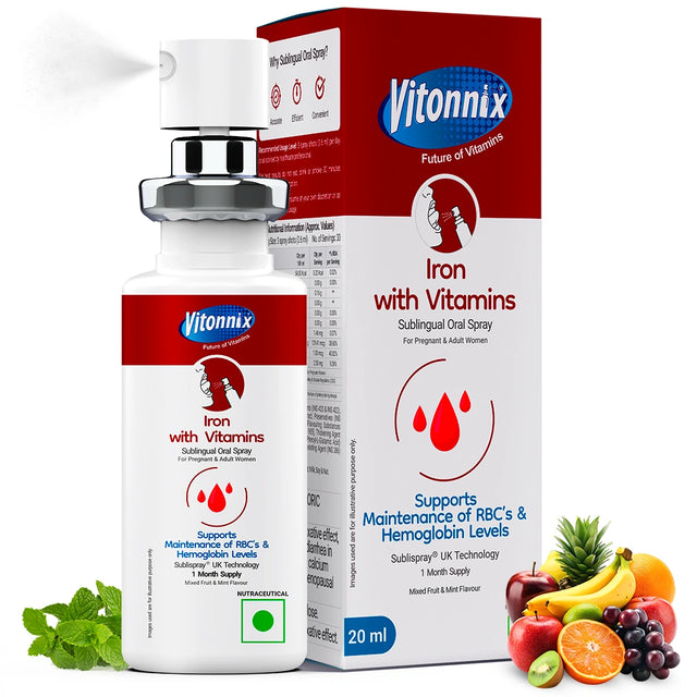 Vitonix Iron with Vitamins Sublingual Oral Spray