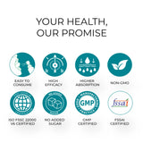 Promotional graphic with icons