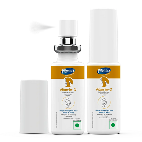 Vitonnix Vitamin-D supplement bottles on a white background