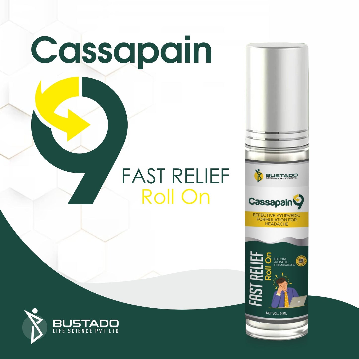 Cassapain 9 Fast Relief Roll On