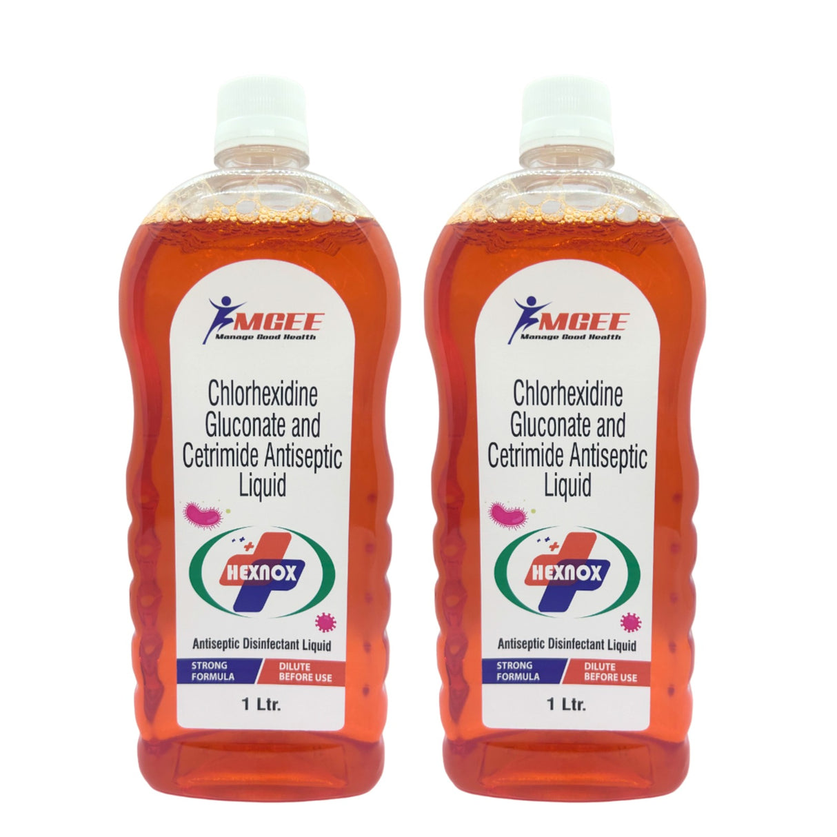 HEXNOX – Chlorhexidine Gluconate & Cetrimide Antiseptic Disinfectant Liquid – 100 ml & 1 Ltr