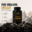 Shilajit gummies packaging with mountain background