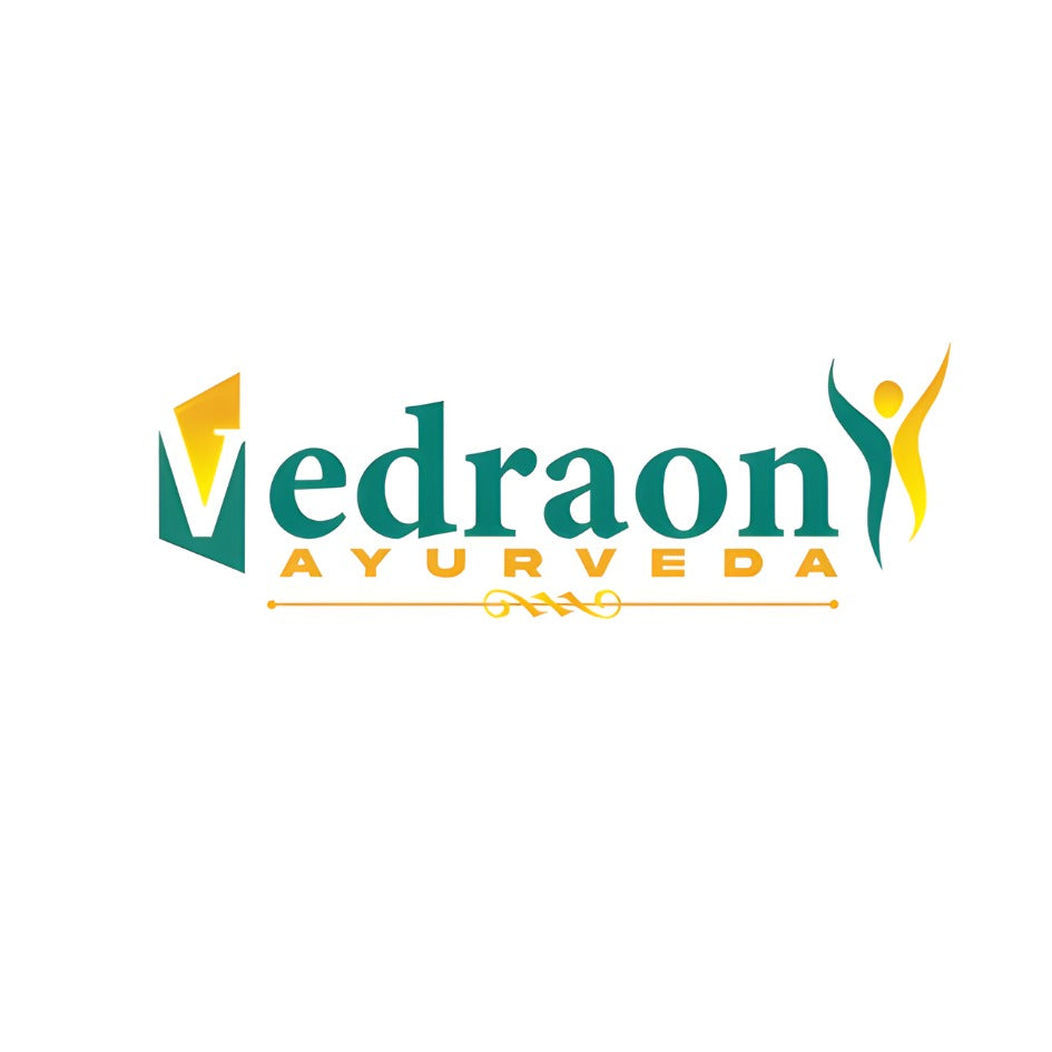 Vedraon Ayurveda logo on a white background