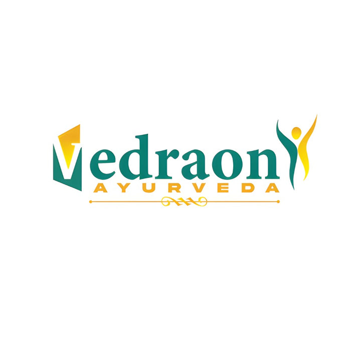 Vedraon Ayurveda logo on a white background
