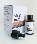 Step Out 15% Vitamin C serum bottle