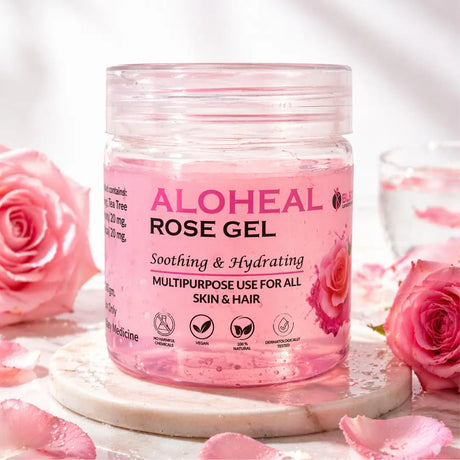 Jar of Aloheal Rose Gel 