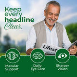 Man reading a newspaper with lifestyle