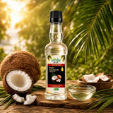 A bottle of Veda Naturals Virgin Coconut Oil 200ml