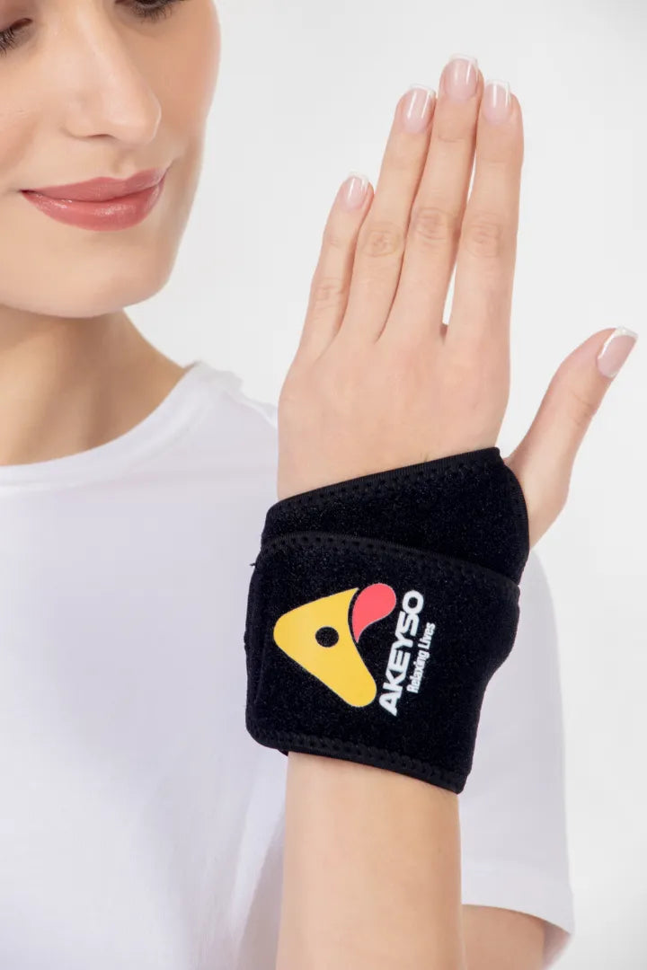 Wrist Binder with Thumb Support – Stripes