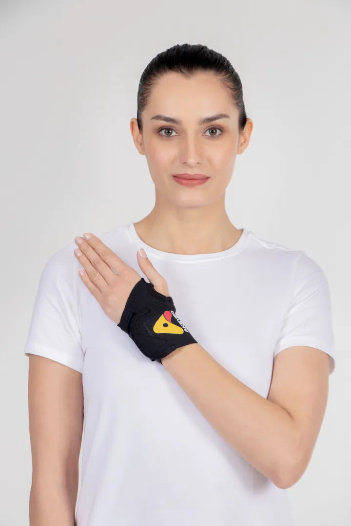 Wrist Binder with Thumb Support – Stripes