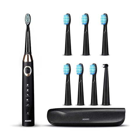 Black electric toothbrush
