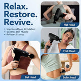 Massage gun advertisement