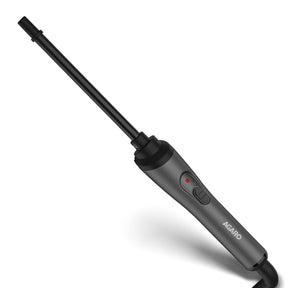 Black and gray AGARO hair straightener on a white background