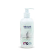 HEALIC body lotion bottle on a white background