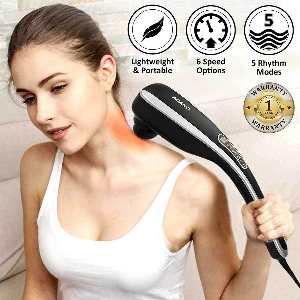 Marvel Massage Hammer | Handheld Full Body Massager