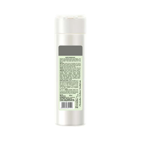 Cylindrical container with a label on a white background