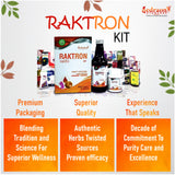 Promotional image of Raktron Kit with various products and branding elements.