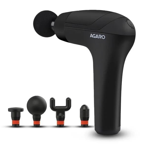 AGARO ICON Gun Massager | Rechargeable Percussion Massage Gun