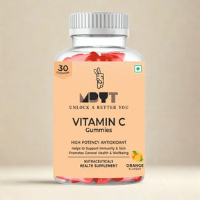 Bottle of Vitamin C gummies